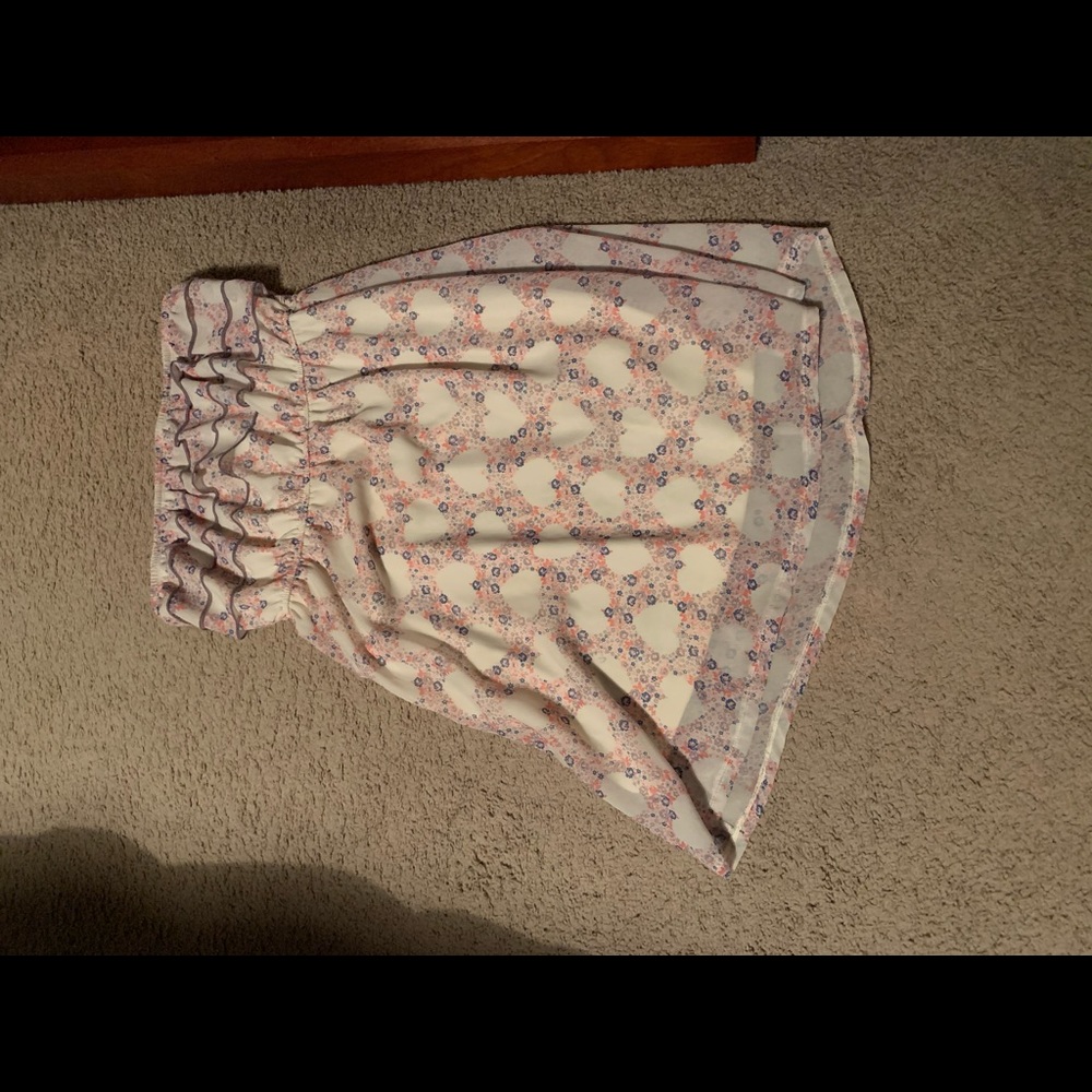 Strapless dress size xl
